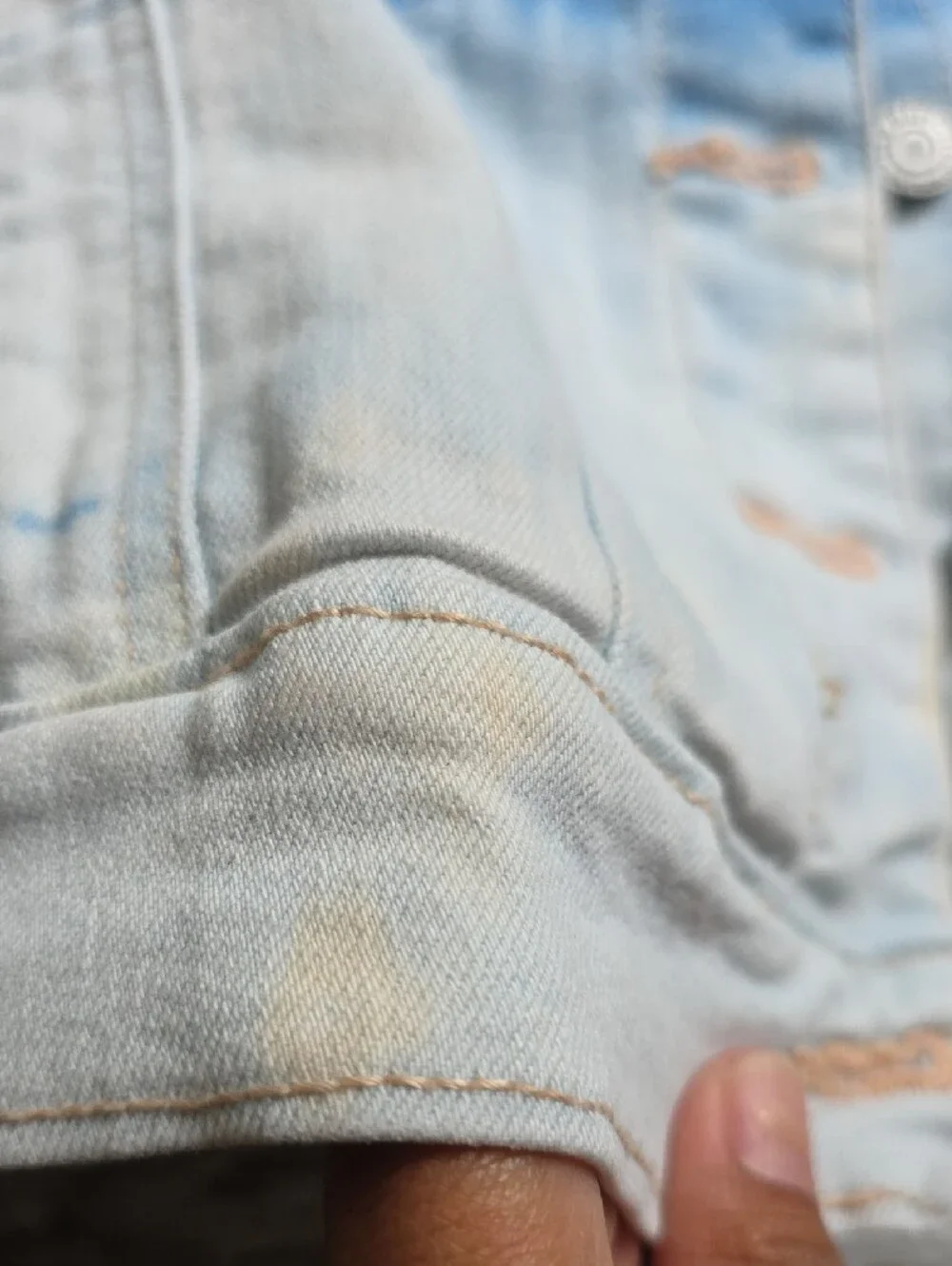 Old Navy Blue to Cream Ombre Kids Jean Jacket
